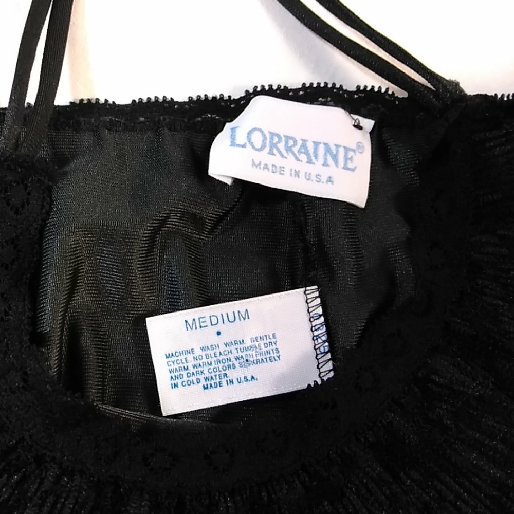 Lorraine babydoll Black color, lace. - Picture 2 of 14